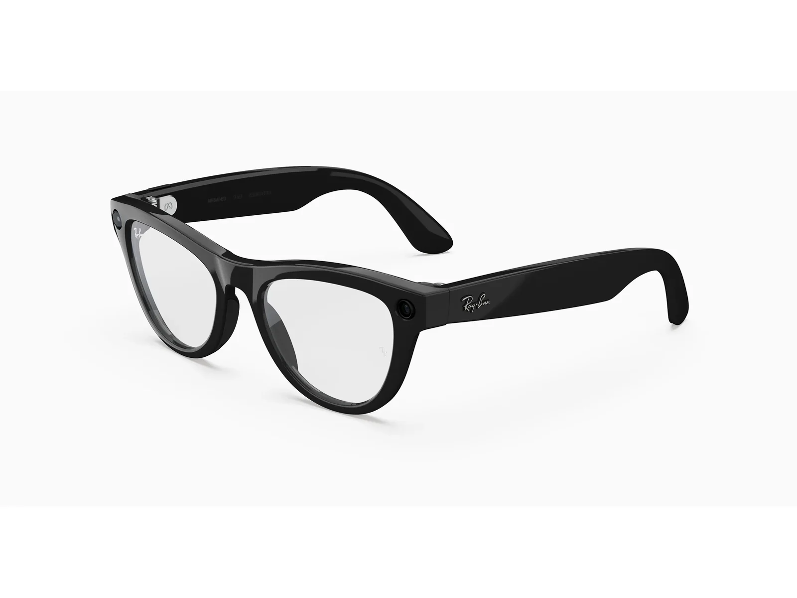 Ray-Ban Meta Skyler (Gen 2) — Shiny Black, Clear