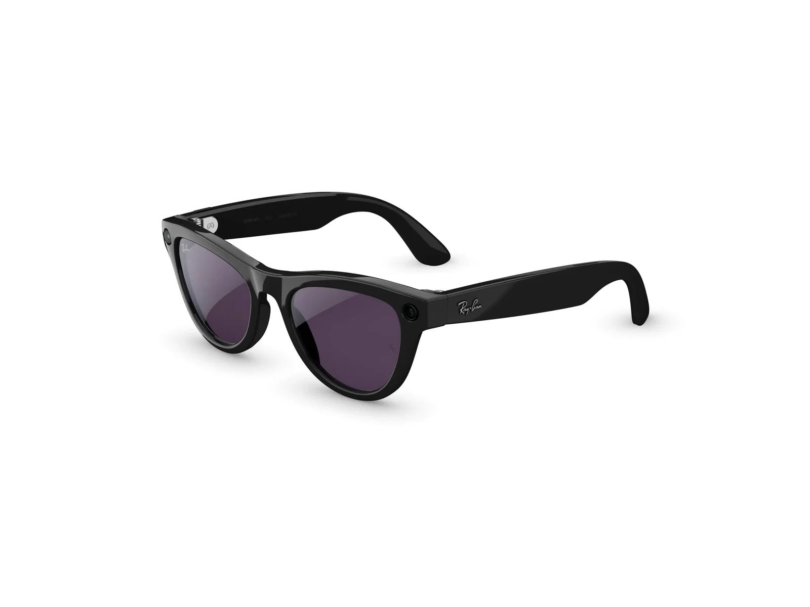 Ray-Ban Meta Skyler — Shiny Black Amethyst Transitions
