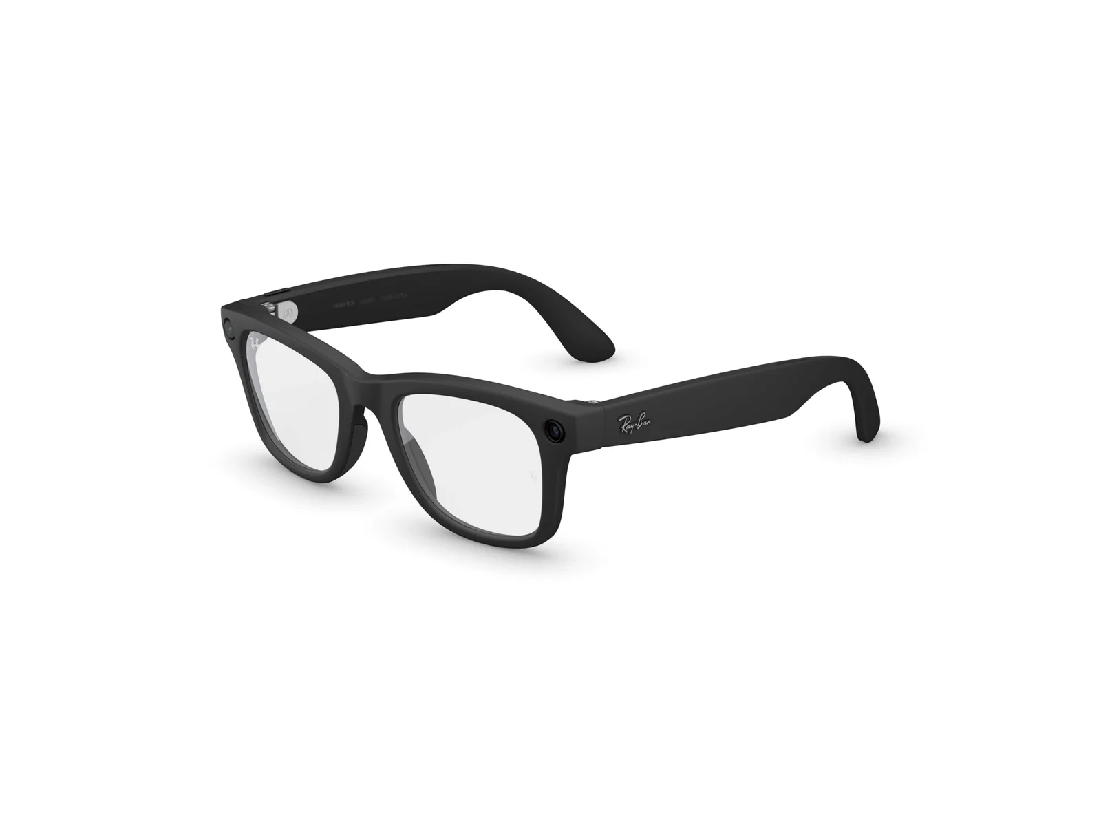 Ray-Ban Meta Wayfarer — Matte Black, Clear