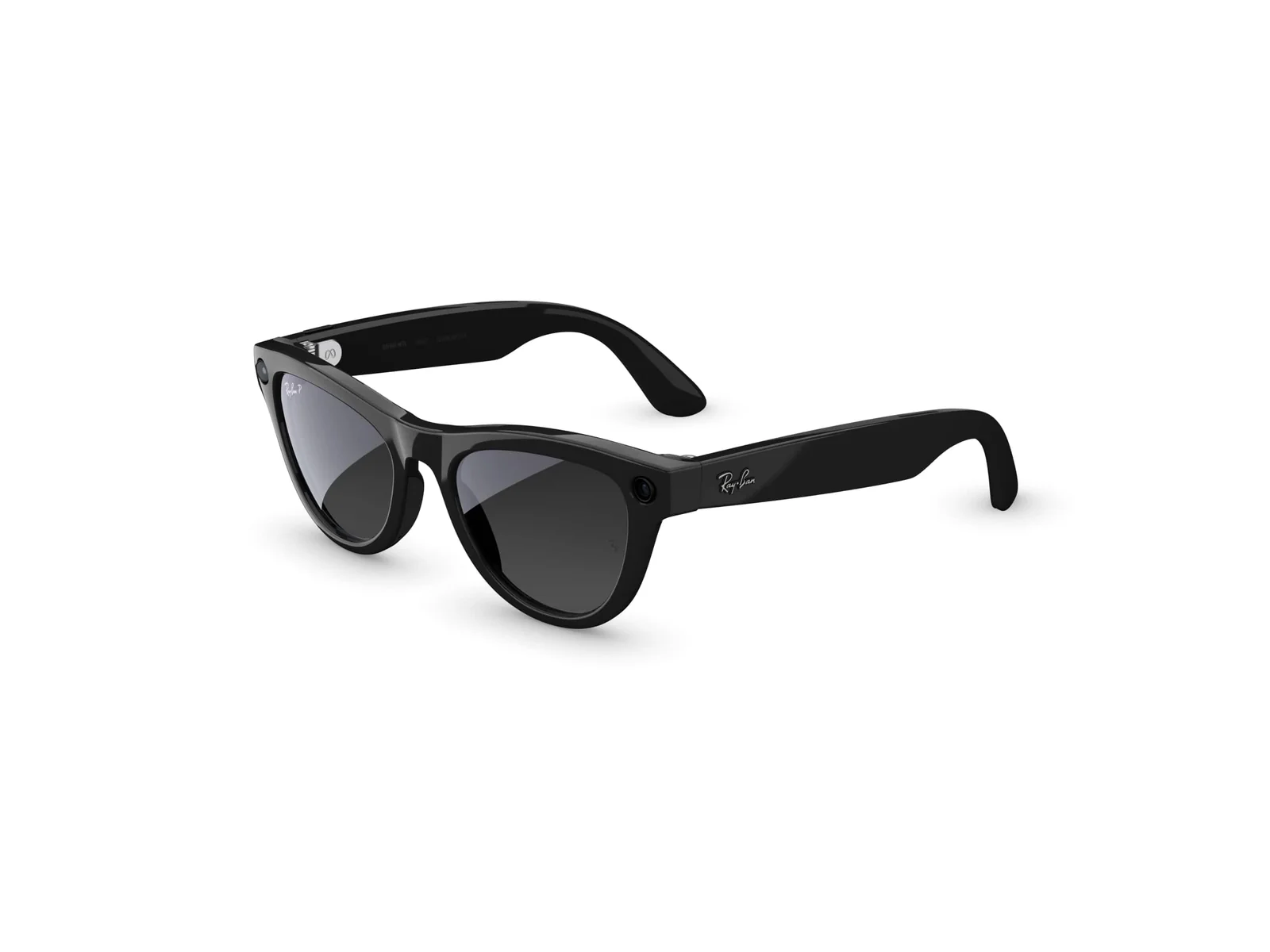 Ray-Ban Meta Skyler — Shiny Black, Polarized Gradient Graphite