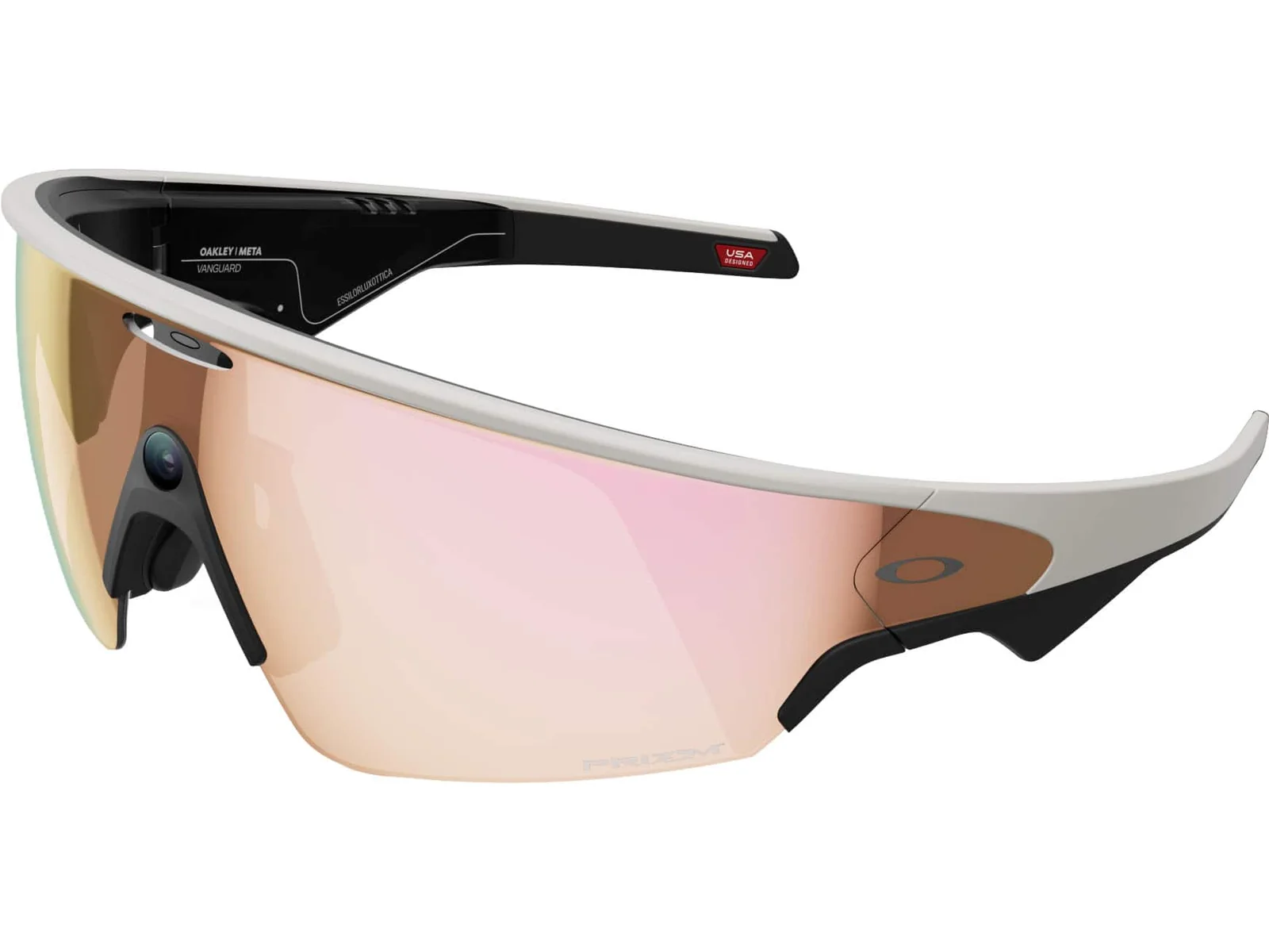 Oakley Meta Vanguard — White, Prizm Rose Gold