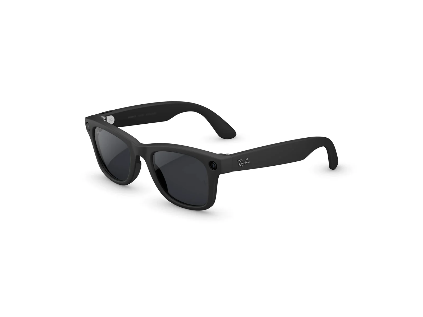 Ray-Ban Meta Wayfarer Large — Matte Black, Transitions Grey