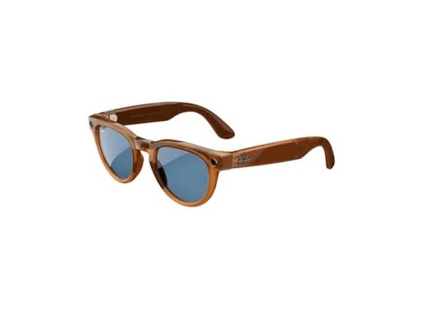 Ray-Ban Meta Headliner — Shiny Caramel, Blue