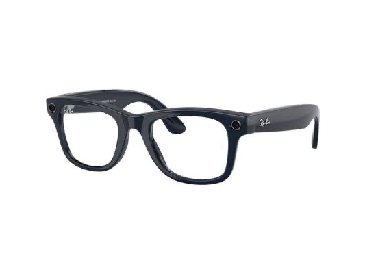 Ray-Ban Meta Wayfarer — Black, Light Clear