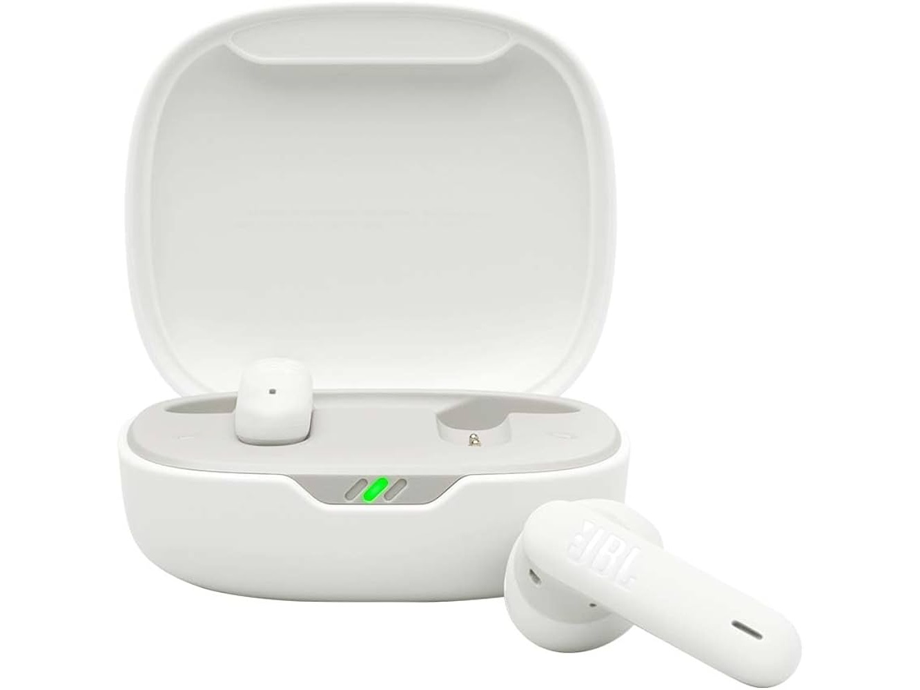 JBL - Wave Flex Bluetooth True Wireless Earbuds - White