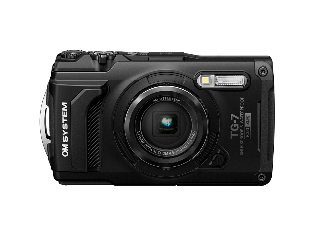 OM System - Tough TG-7 Compact & Point-and-Shoot - Black