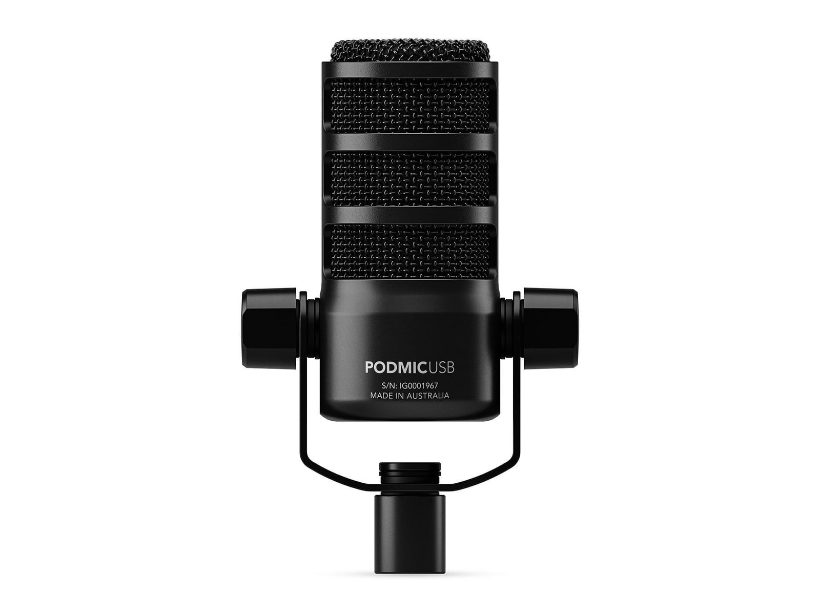 Rode - PodMic USB Microphone Dynamic Broadcast Microphones - Black
