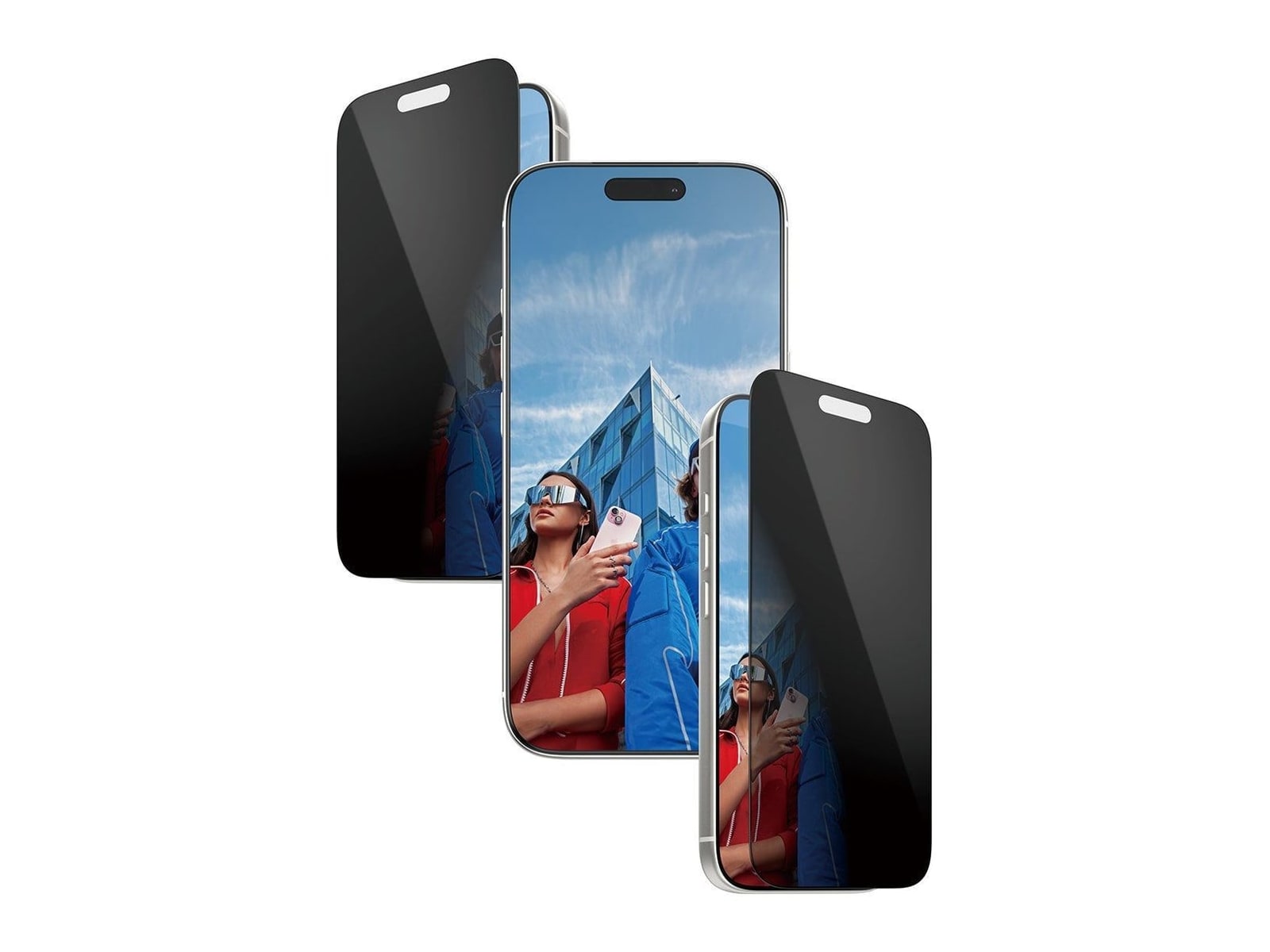 PanzerGlass - 2-Way Privacy Screen Protector iPhone 17 Pro Ultra-Wide Fit w. EasyAligner