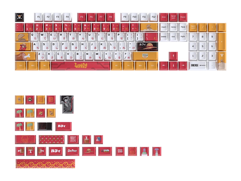 Fantech - ACK03 Keycaps One Piece Edition Luffy