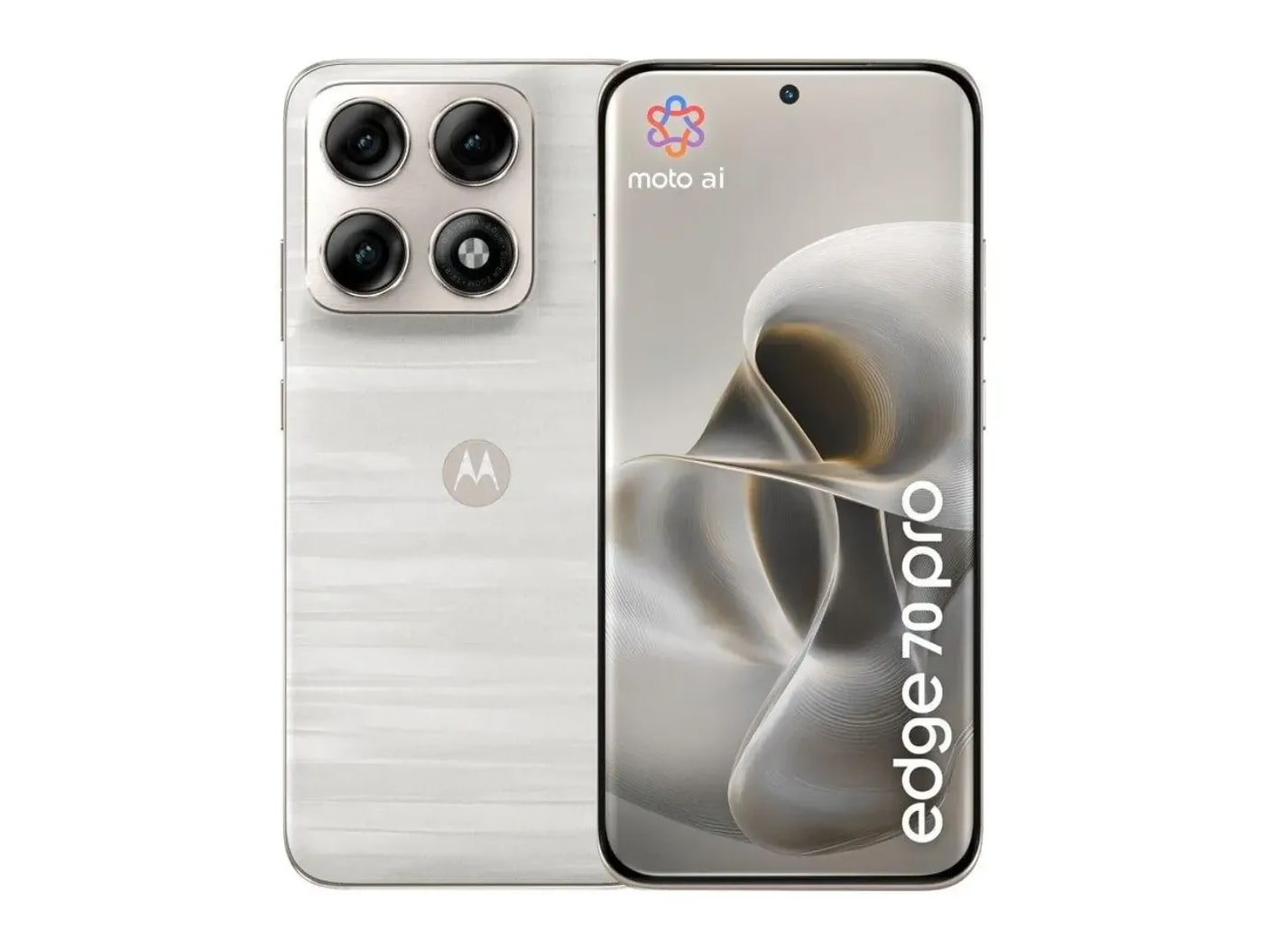 Motorola - Edge 70 Pro 5G 512GB - PANTONE Lily White