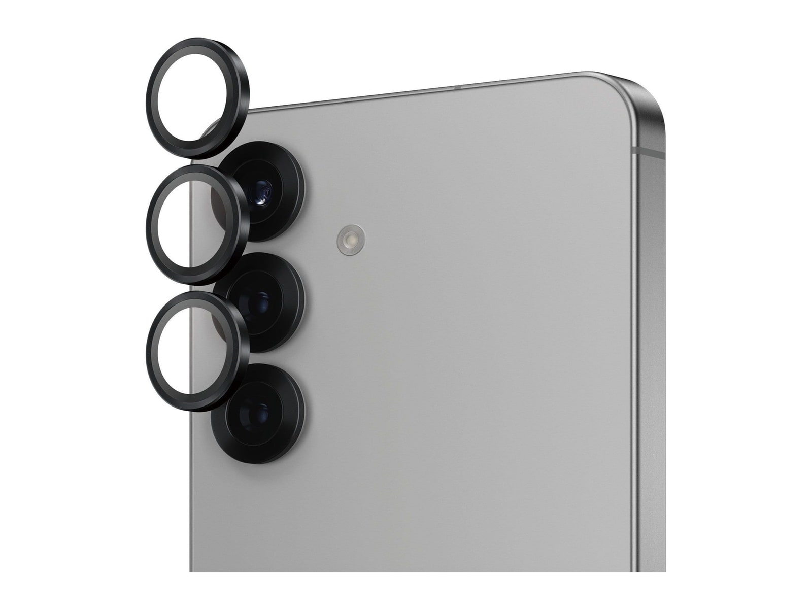 PanzerGlass - Hoops Camera Lens Protector Black Samsung Galaxy S25
