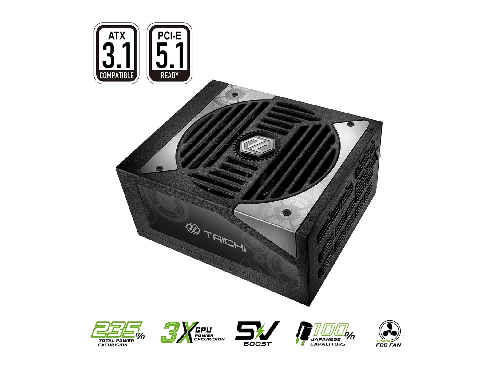 ASRock - Taichi TC-1650T 1650W Power Supplies