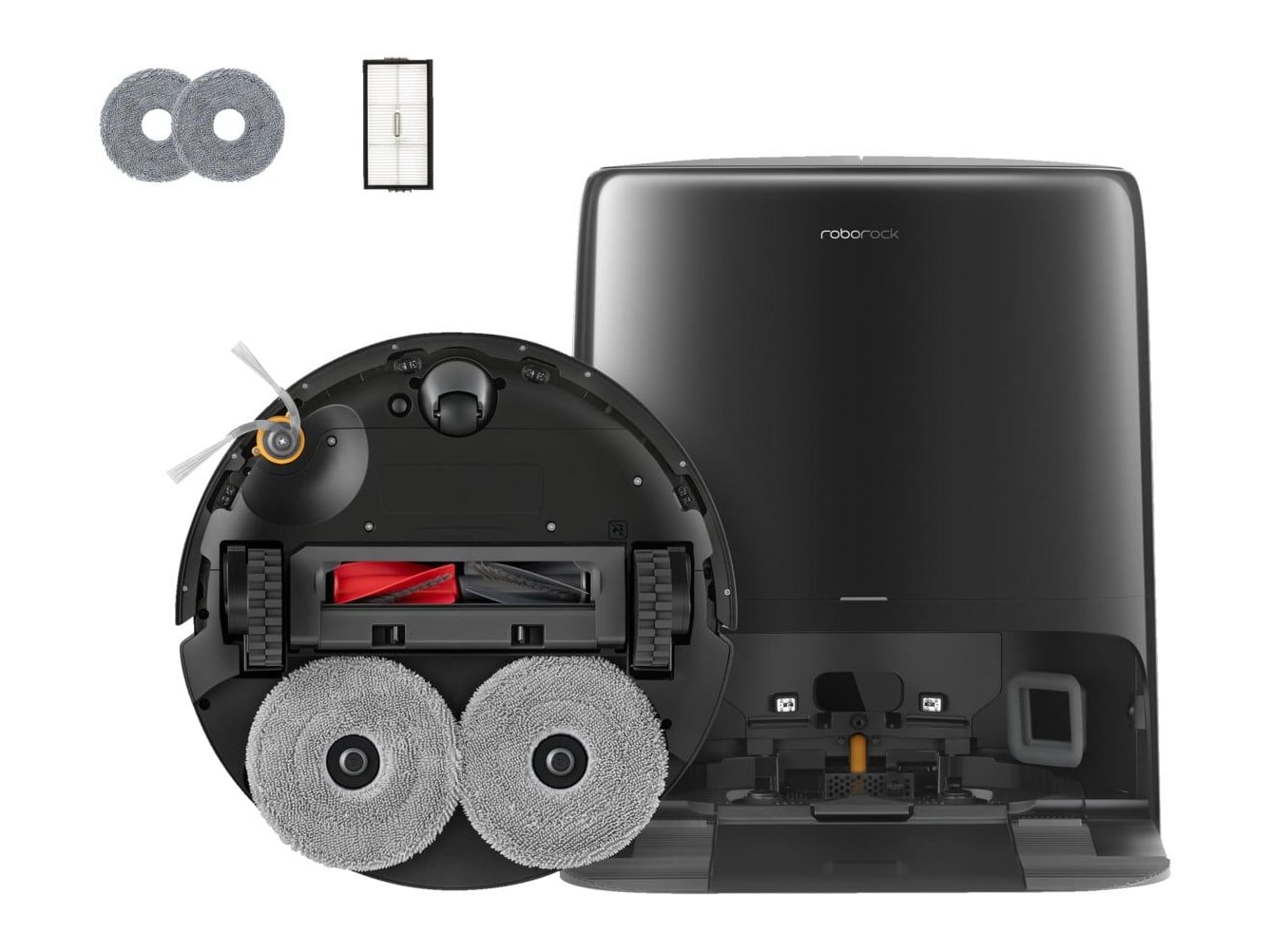 Roborock - Qrevo 2 ProX Black Vacuum Cleaners