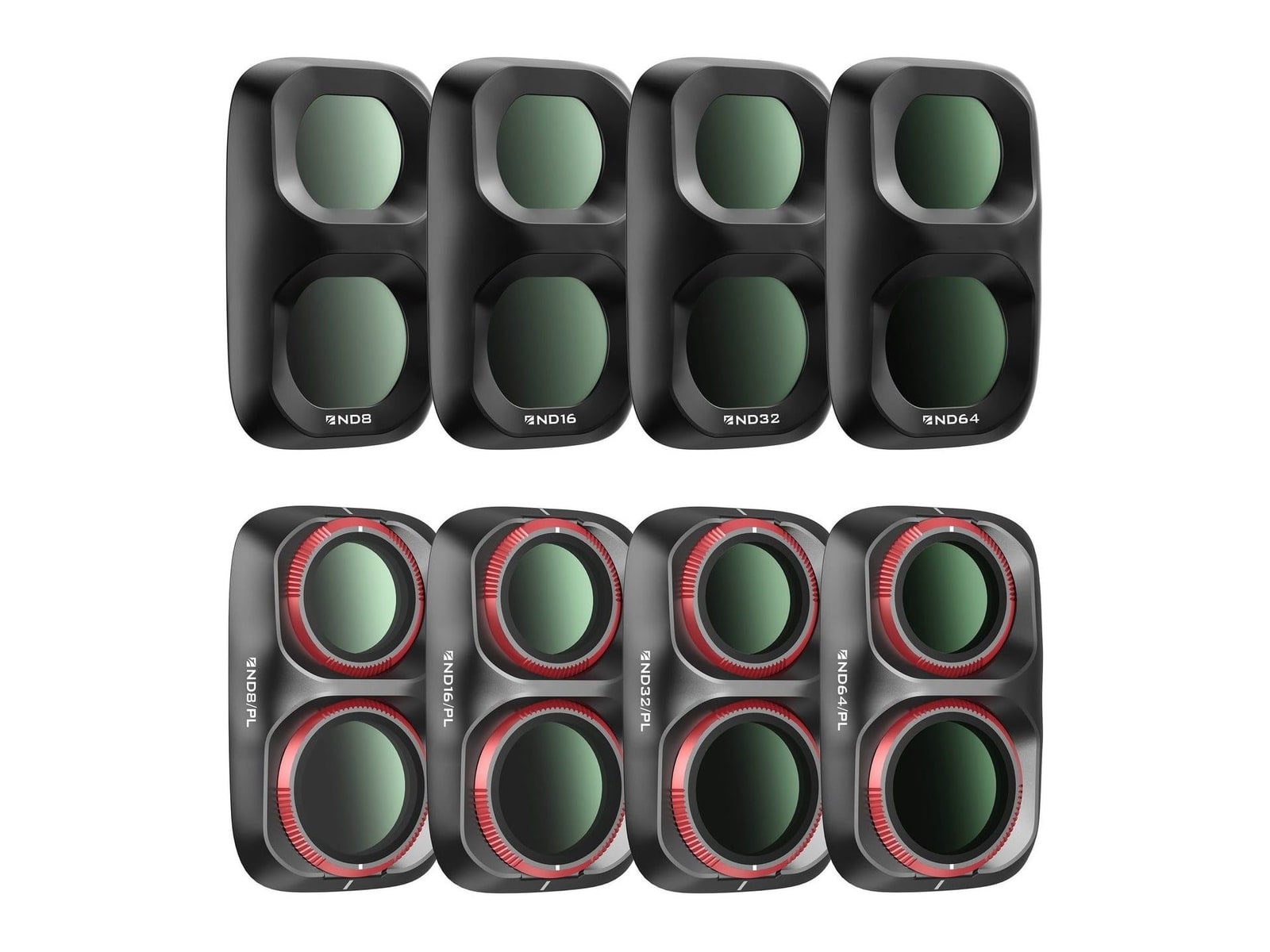 Freewell - DJI Osmo Pocket 4P / Xtra Muse 2 Pro All Day Kit 8 Pack Black Camera Accessories - Black