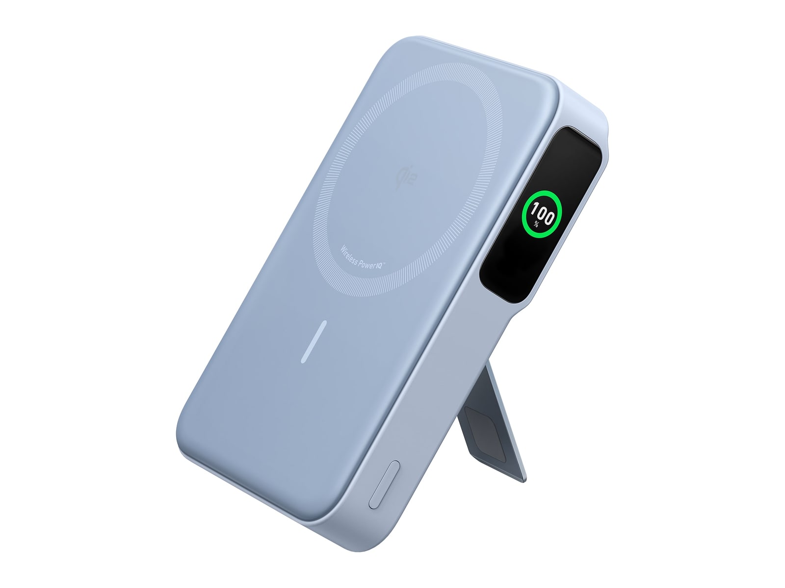 Anker - MagGo Power Bank (10K, Qi2) Ice Lake Blue Power Banks