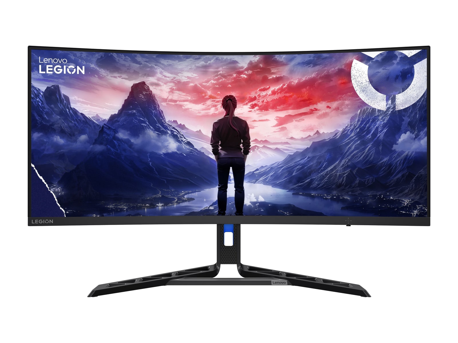 Lenovo - 34" Legion R34w-30 UWQHD 180Hz Gaming Monitors - Black