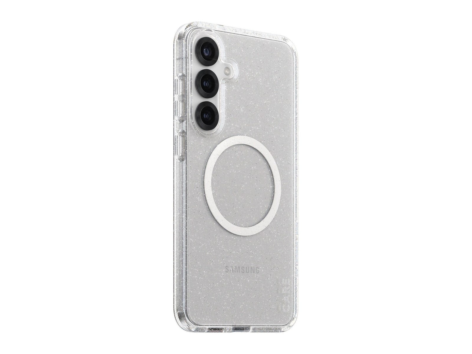 PanzerGlass - CARE Star Lit Case w. White Qi Compatible Samsung Galaxy S25+