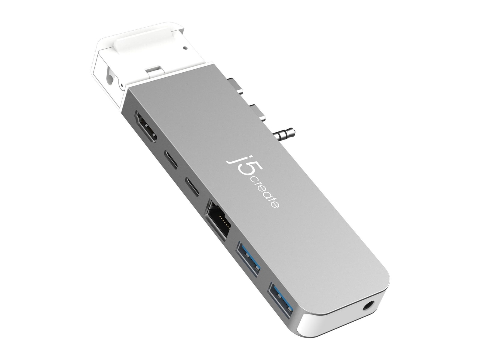 j5create - 4K60 Elite Pro USB4 Hub with MagSafe Kit USB Hubs - Gray