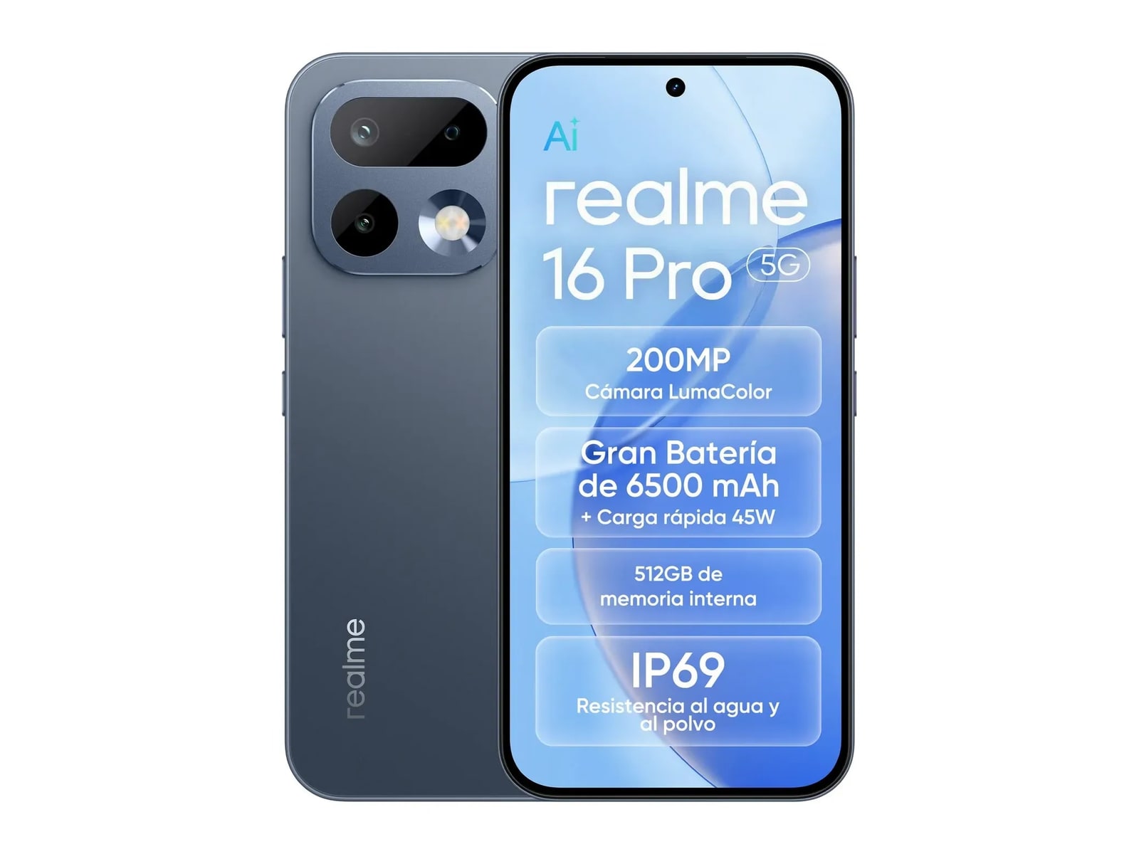 Realme - 16 Pro 5G 512GB - Pebble Grey