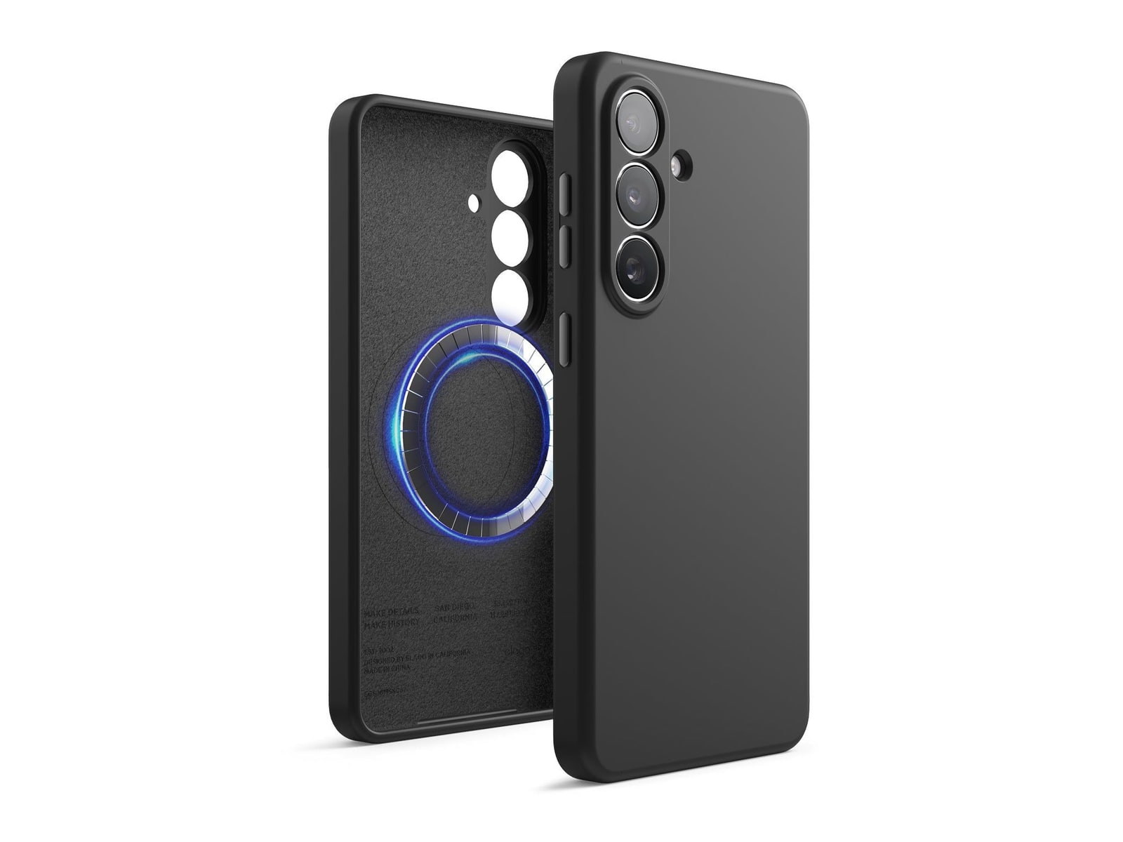 elago - Magnetic Silicone Case Plus - Galaxy S26 Plus - Black