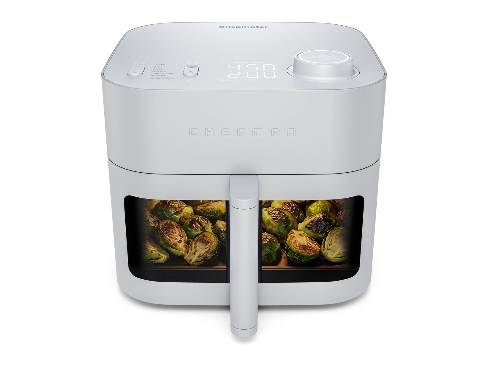 Chefman - Crispinator 8-Quart Air Fryer w/ 7 Functions Concrete Air Fryers