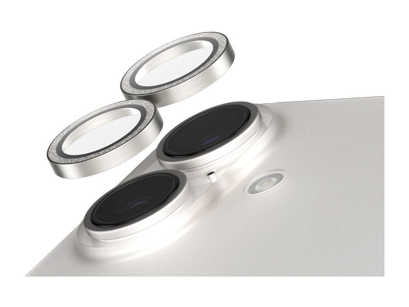 PanzerGlass - SAFE. Camera Lens Protector Glitter Silver iPhone 16