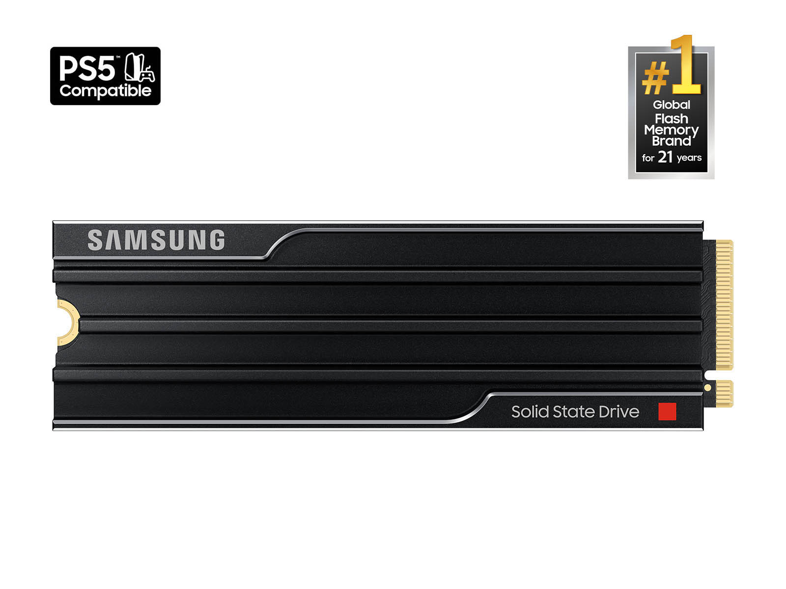 Samsung - 9100 PRO with Heatsink 1TB M.2 SSDs - PCI-Express 5.0 x4