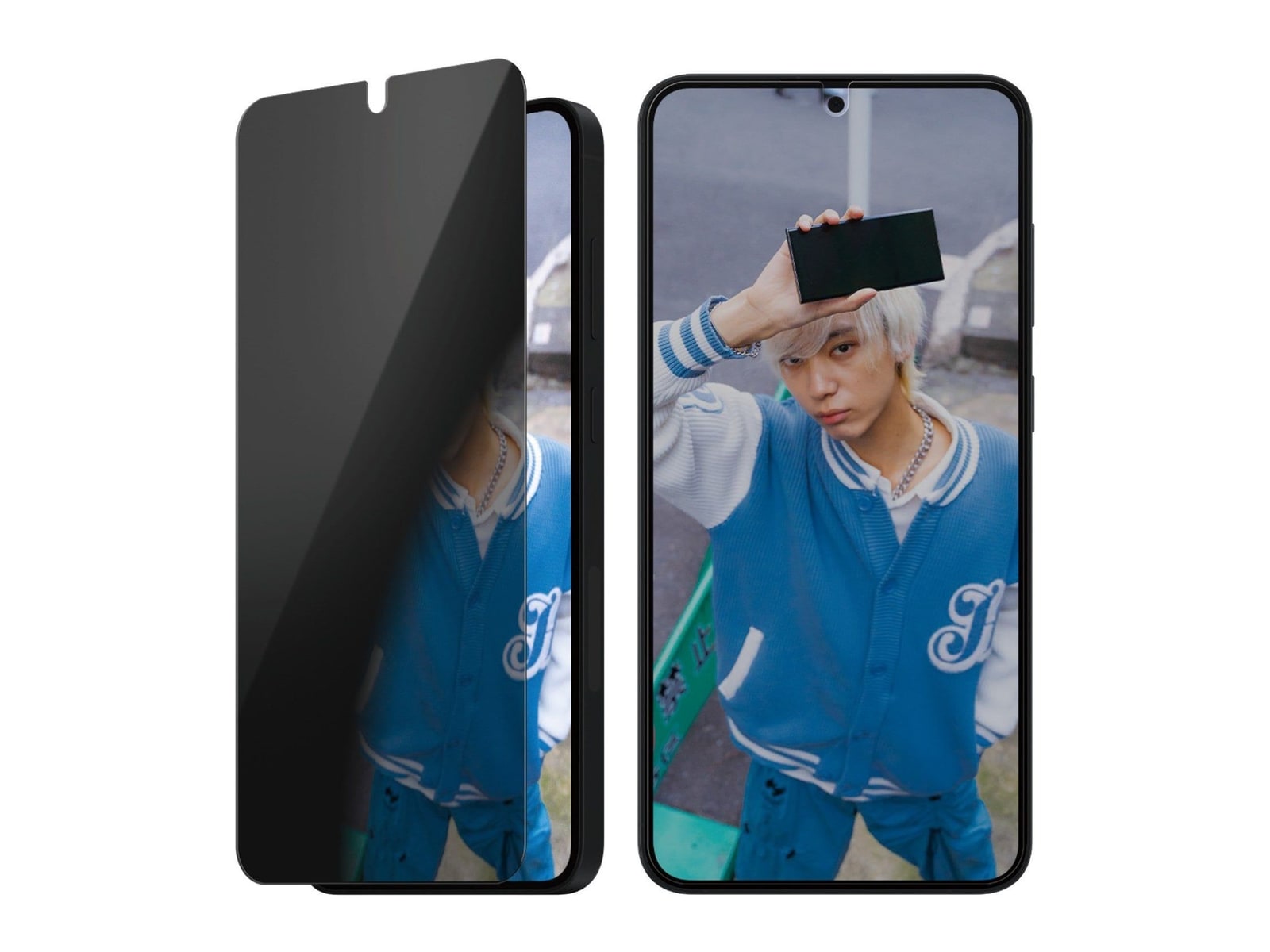 PanzerGlass - 2-Way Privacy Screen Protector Samsung Galaxy S25+ Ultra-Wide Fit