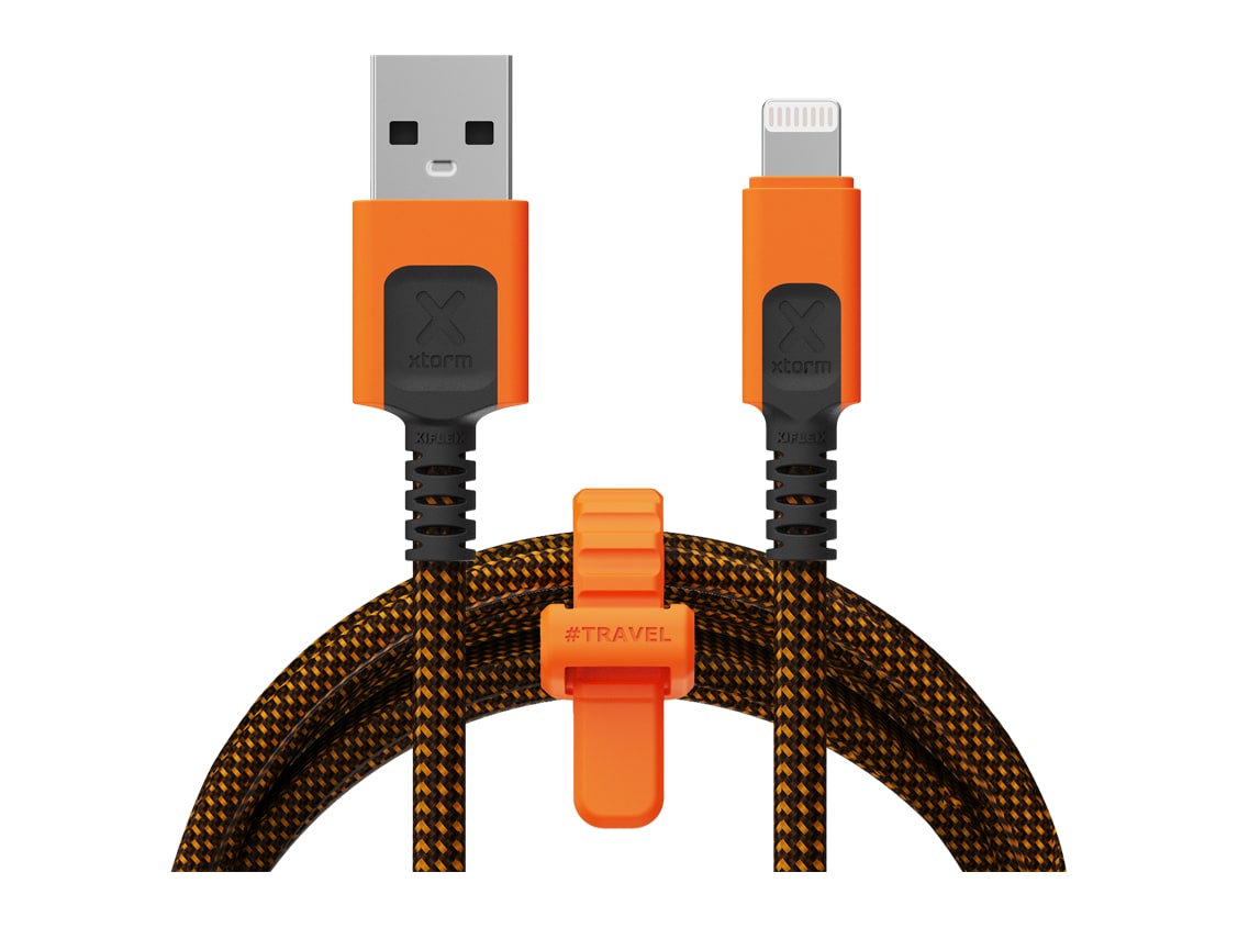 Xtorm - Xtreme USB-A to Lightning 1.5m Orange/Black USB Cables