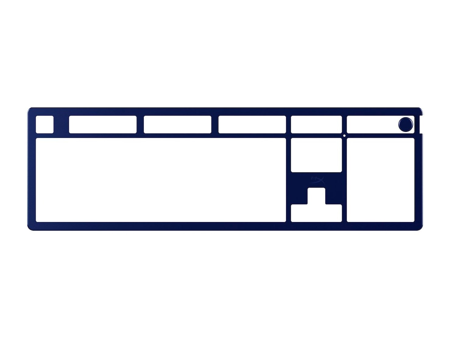 HyperX - Alloy Rise Full Size Top Plate - Navy Blue