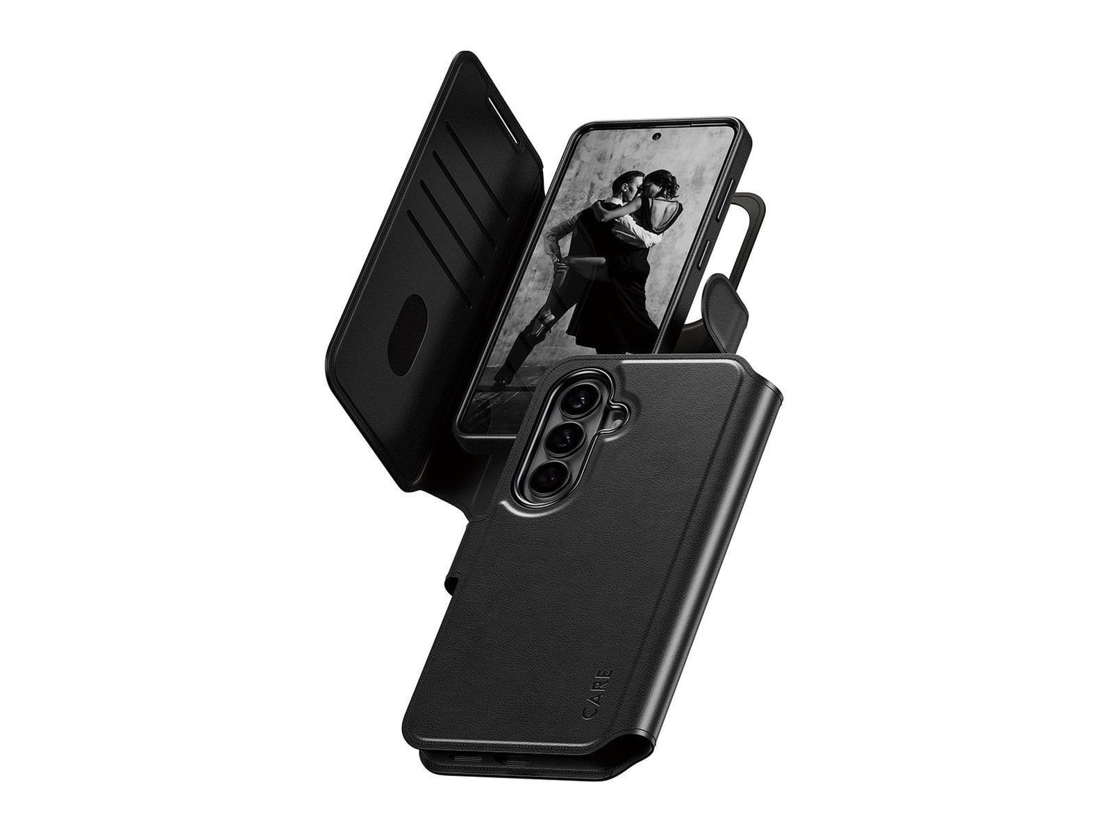 PanzerGlass - CARE Tango 2-in-1 Wallet Case w. Qi Samsung Galaxy S26