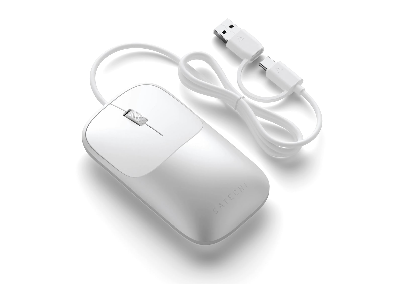 Satechi - Slim LX Wired Mouse Mice - Silver