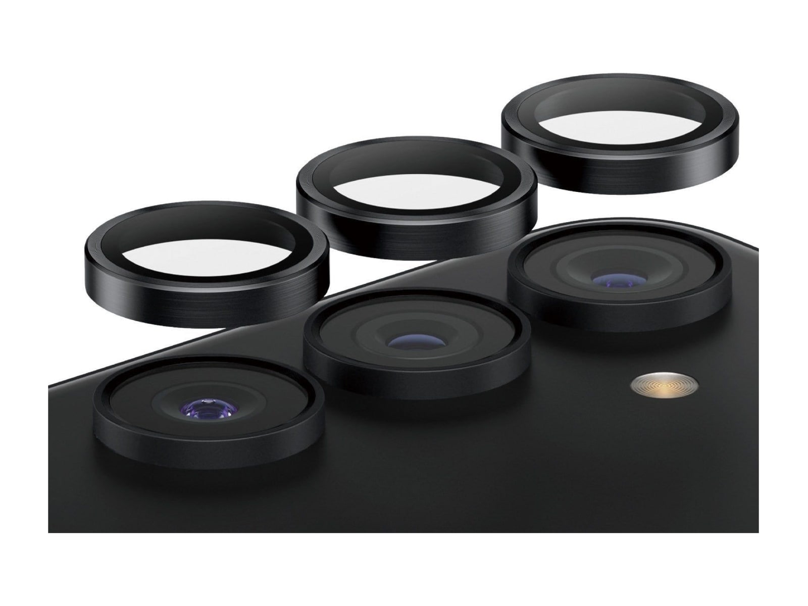 PanzerGlass - Hoops Camera Lens Protector Black Samsung Galaxy S24+