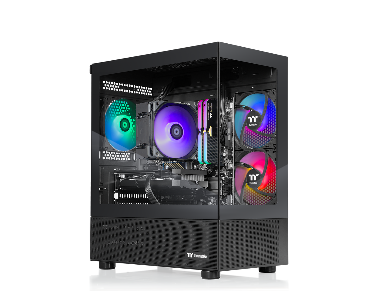 Thermaltake - View 7696X-170 - AMD Ryzen 5 7600X chip - 32GB Memory - 1TB SSD - Black