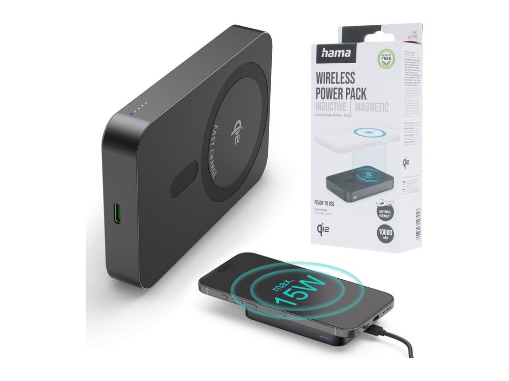 Hama - Qi2 Wireless 10000 mAh Power Banks