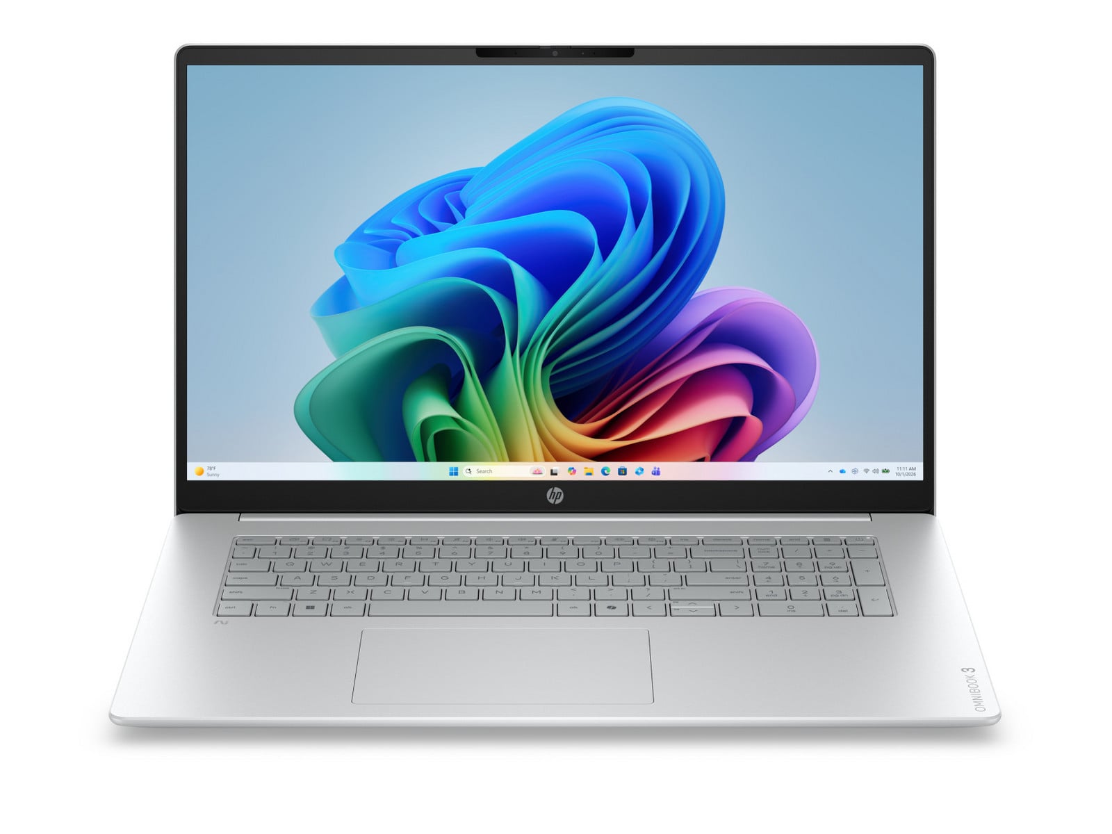 HP - OmniBook 3 17-df0000nlx 17.3" - Intel Core Ultra 7 355 chip - 16 GB Memory - 512 GB SSD - Silver