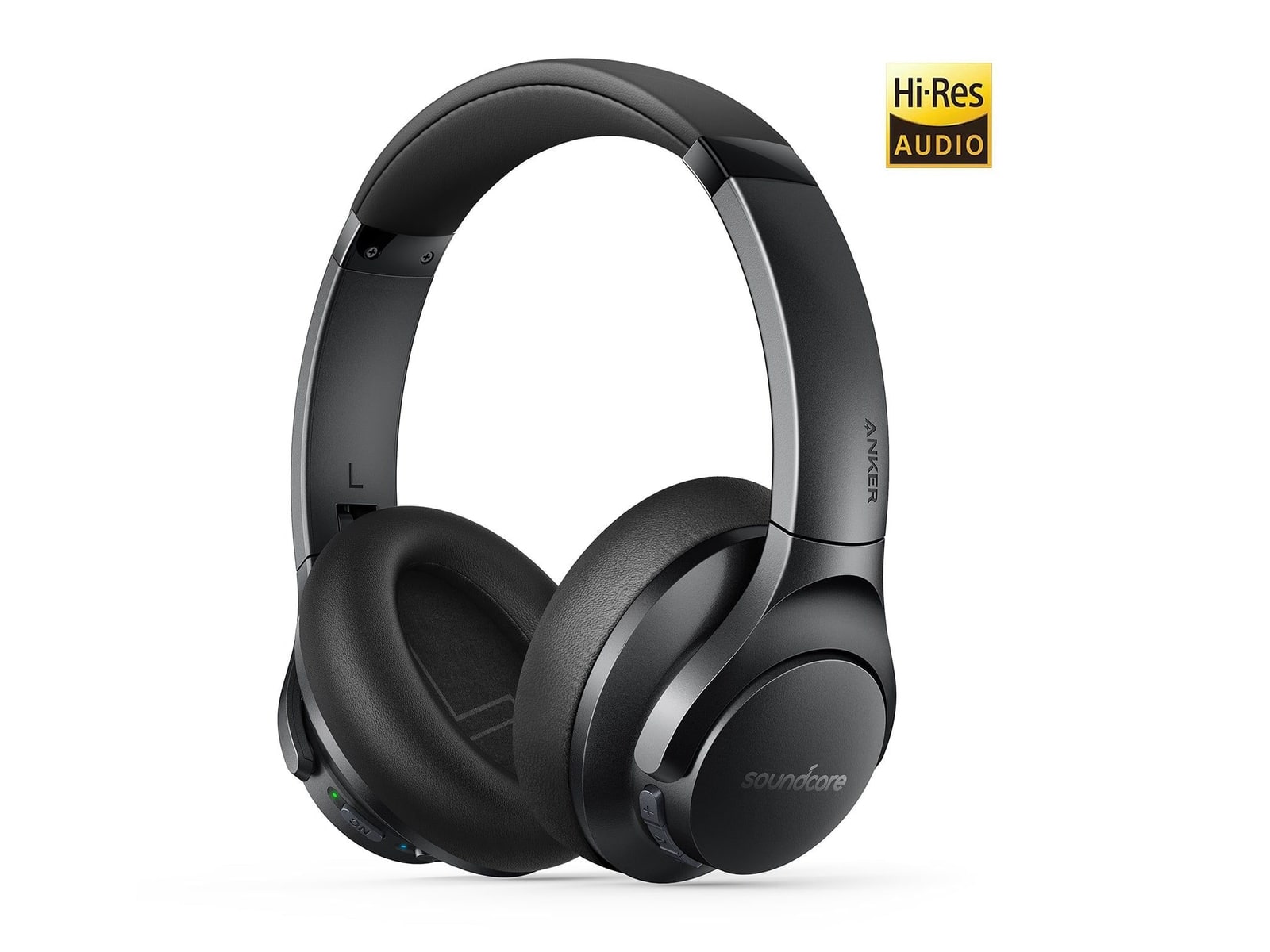 Soundcore - Life Q20+ Bluetooth Over-Ear Headphones - Black