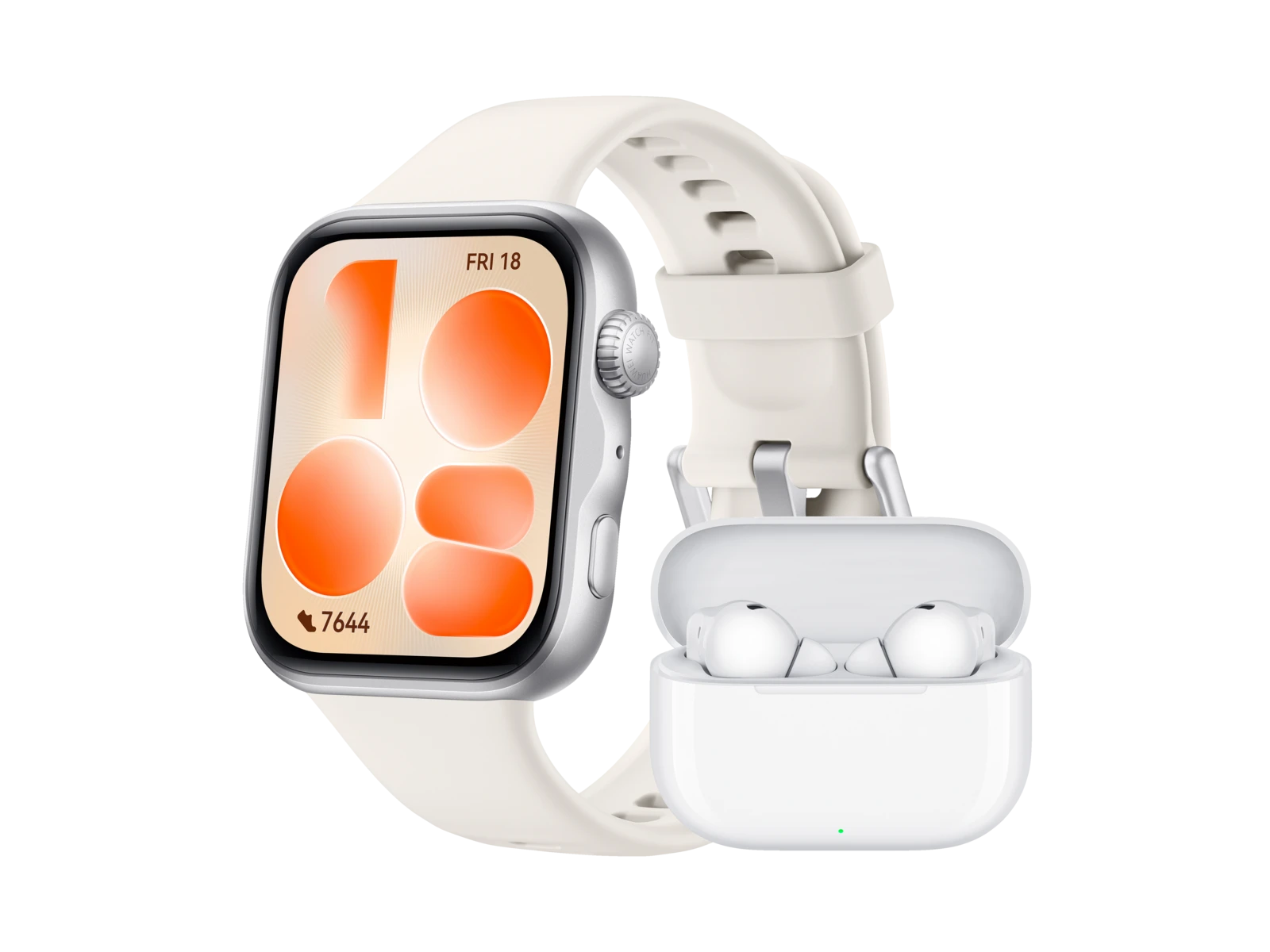 Huawei - Watch Fit 5 + FreeBuds SE 4 Bundle Fitness Bands - White (EU)