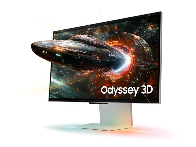 Samsung - 27" Odyssey 3D LS27FG904XUXEN 4K UHD 165Hz Gaming Monitor