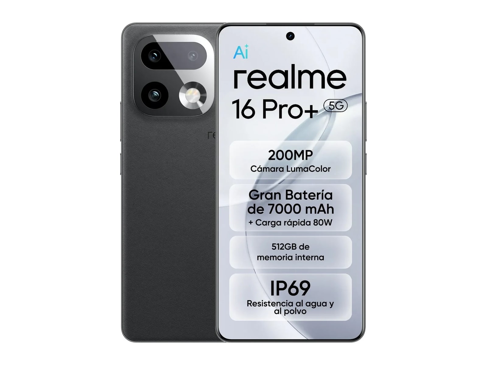 Realme - 16 Pro Plus 5G 512GB - Pebble Grey