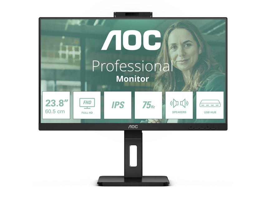 AOC - 23.8" 24P3QW Full HD 100Hz Professional Monitors (EU)