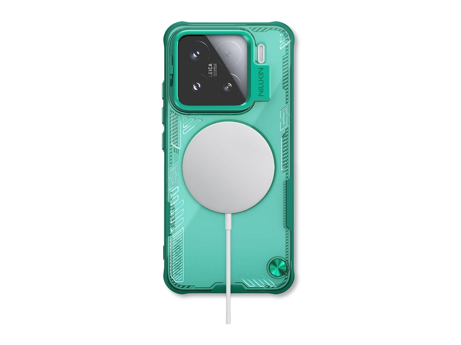 Nillkin - MagSafe Compatible Iceblade CamProp Case with Camera Cutout - Xiaomi 15 - Green