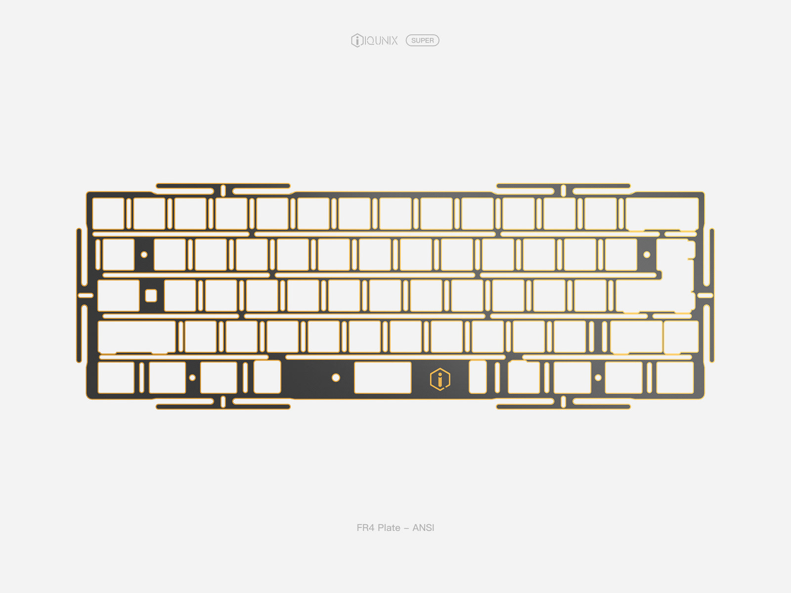 IQUNIX - Tilly 60 Wired FR4 Plate