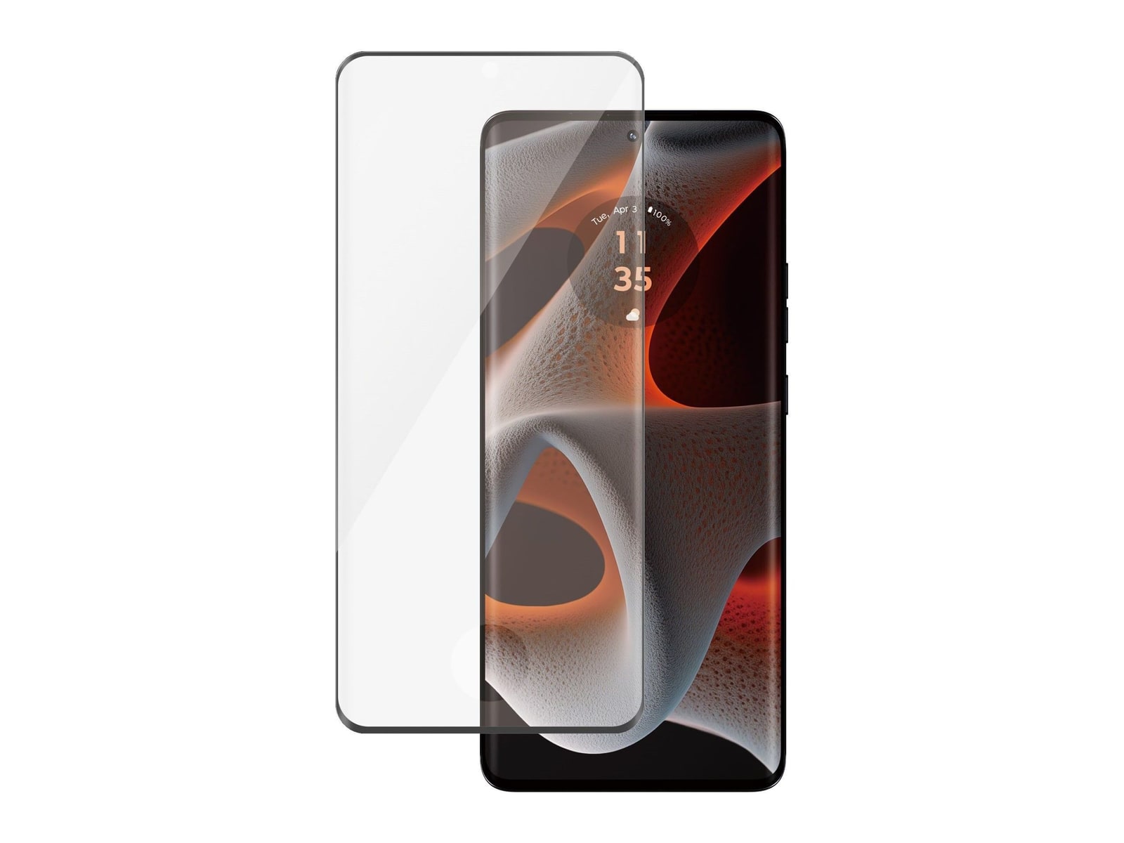 PanzerGlass - Screen Protector Motorola Edge 50 Pro Ultra-Wide Fit
