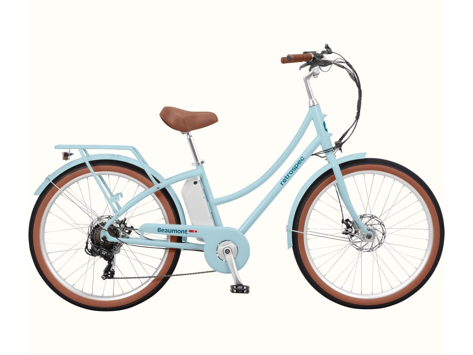 Retrospec - Beaumont Rev 3 Step-Through Larimar Electric Bikes