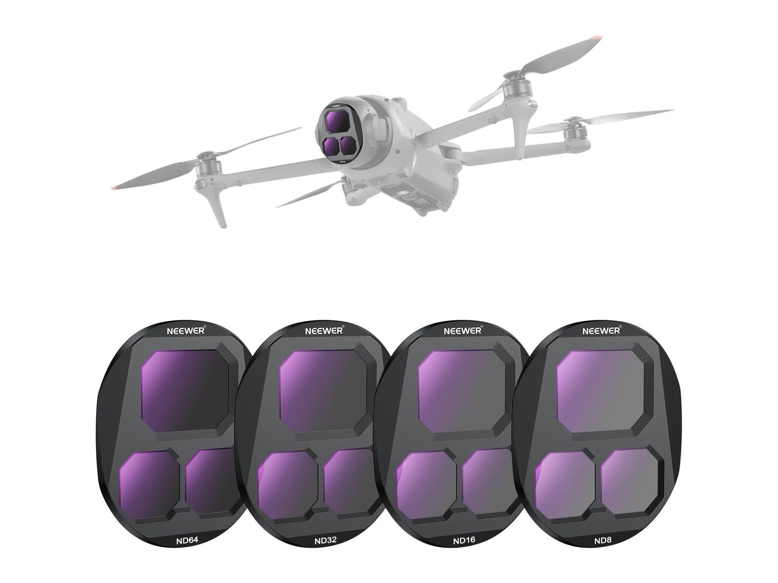 Neewer - CPL + ND Filter Set For DJI Mavic 4 Pro Drone Camera Accessories