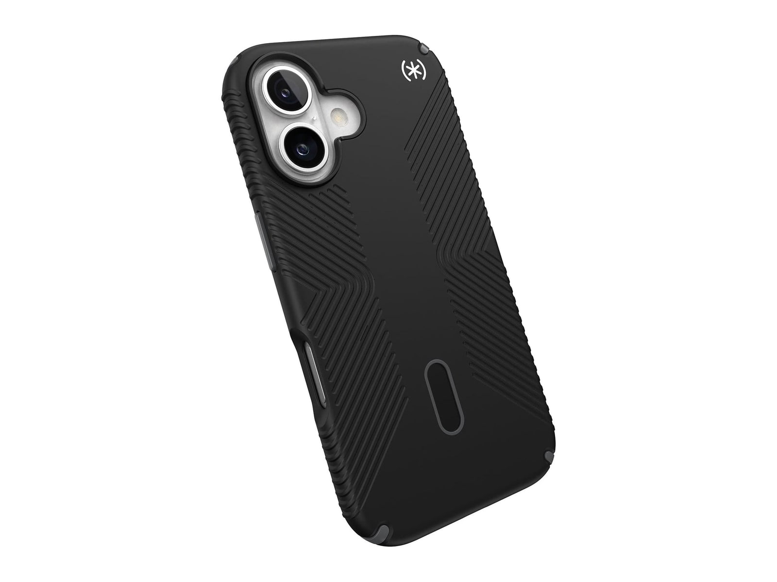 Speck - Presidio2 Grip MagSafe with ClickLock - iPhone 16 - Black/Slate Grey
