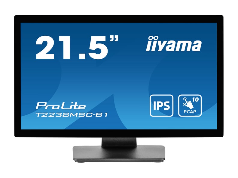 iiyama - 21.5" ProLite T2238MSC-B1 Full HD 60Hz Touch Screen Monitors
