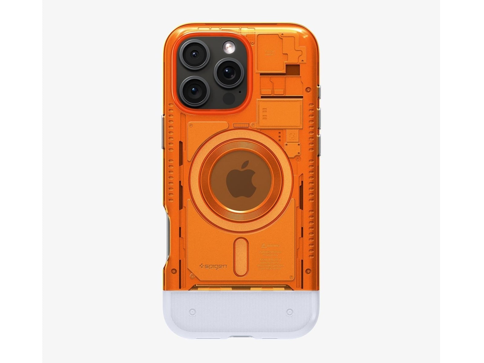 Spigen - Classic C1 (Mag Fit) - iPhone 16 Pro - Tangerine