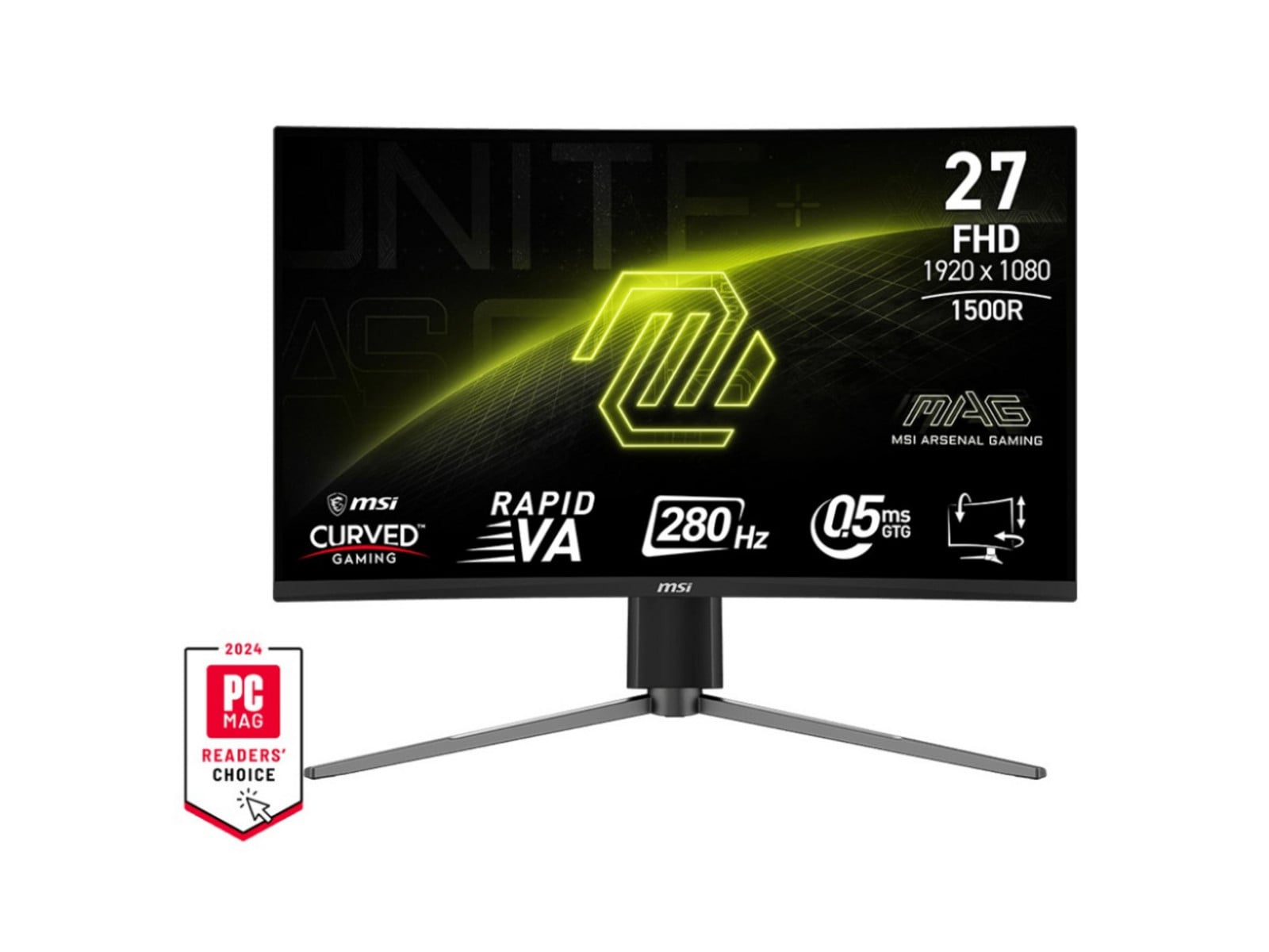 MSI - 27" MAG 276CPXF Full HD 280Hz Curved Monitors
